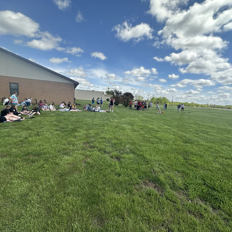 Jr high kickball game