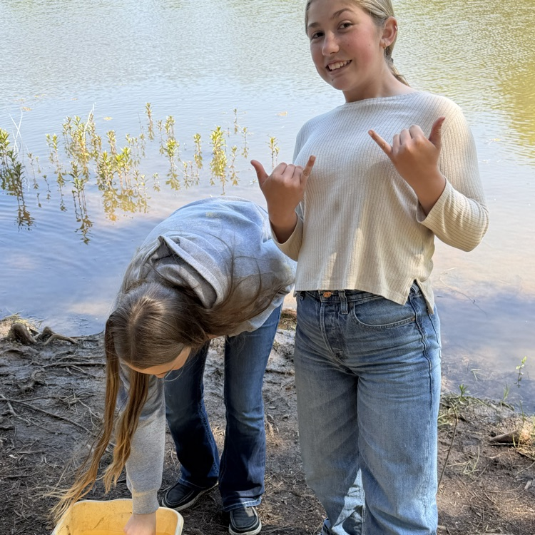 7th grade students at Prairie Fork Conservation Area