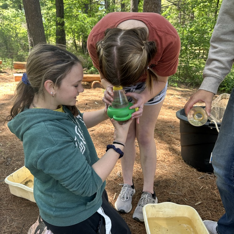 7th grade students at Prairie Fork Conservation Area