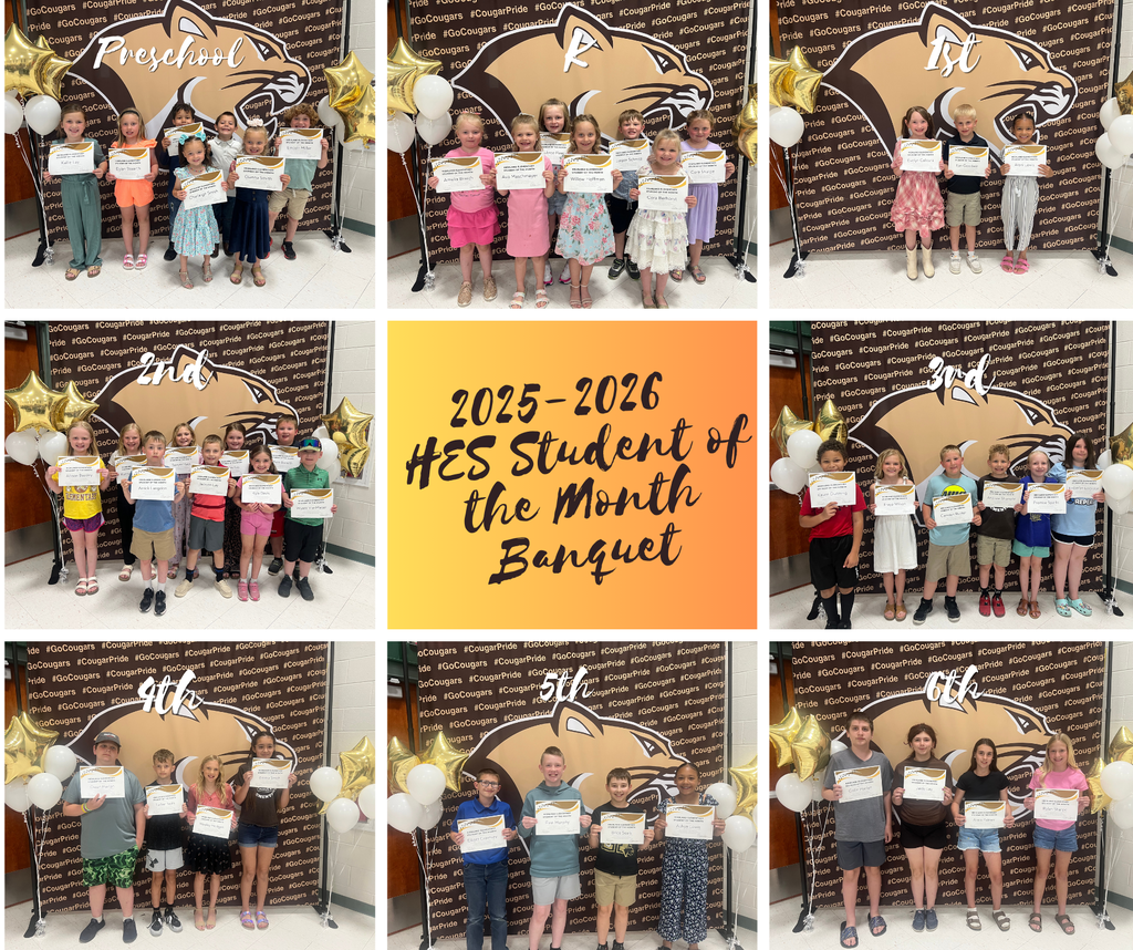 25-26 HES Student of the Month banquet attendees