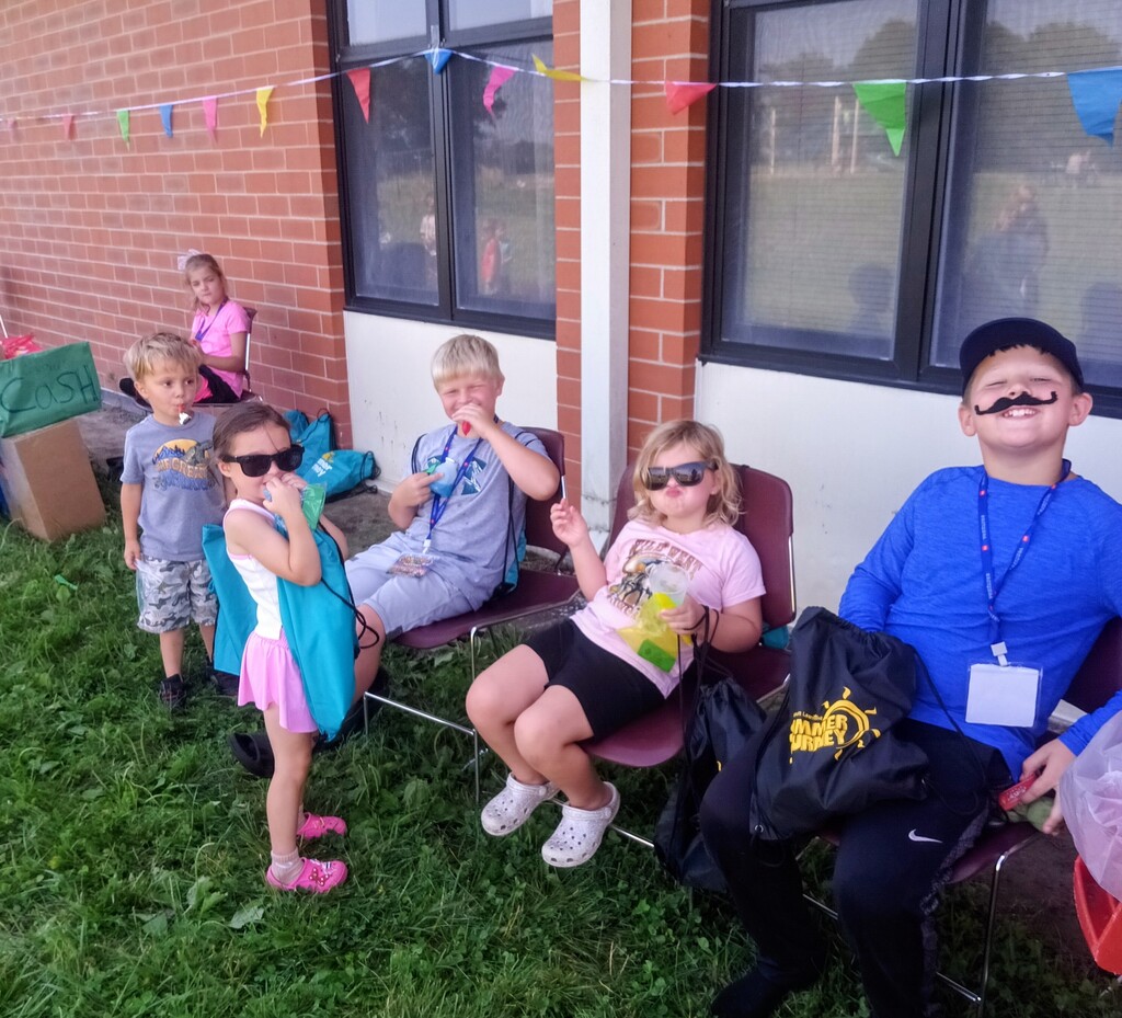 Kids enjoying the shade