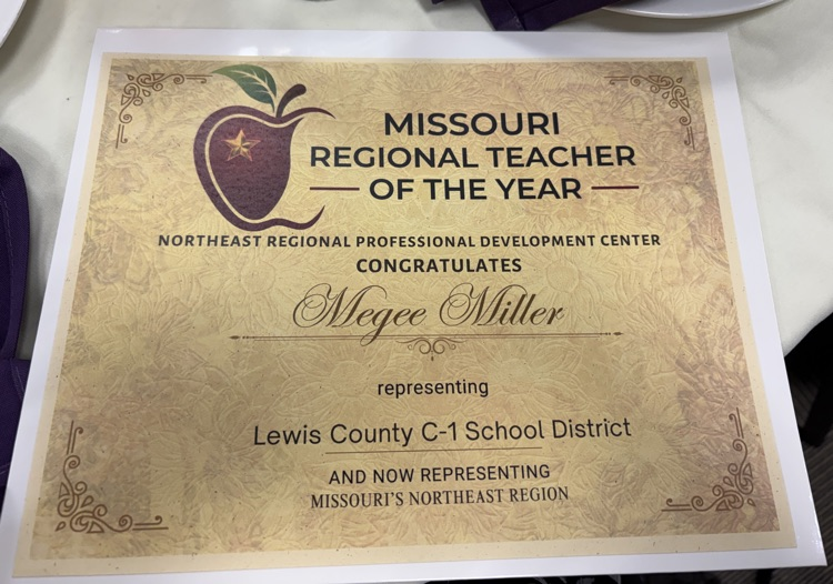 Megee Miller NEMO Teacher of the Year