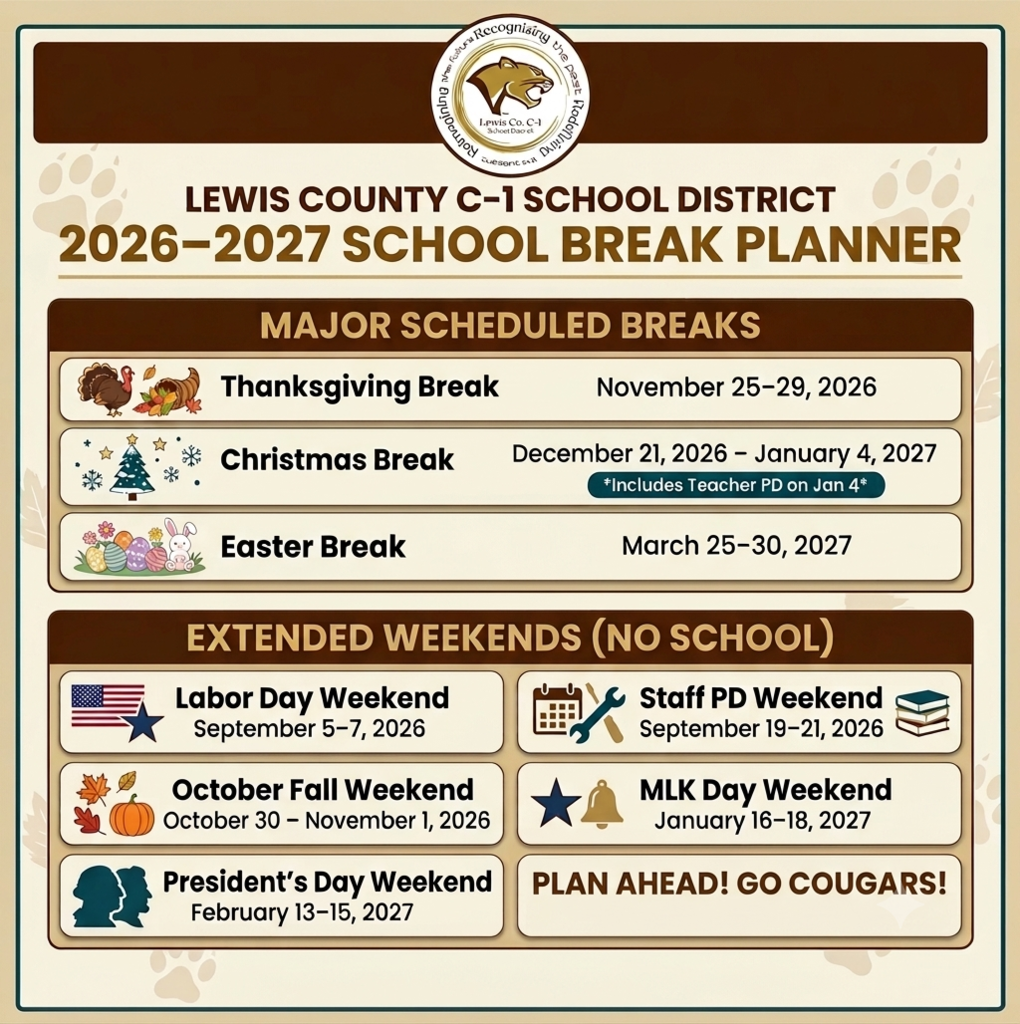 26-27 LCC-1 School Break Planner