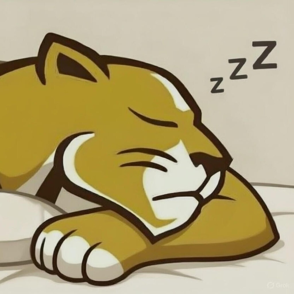 Sleeping Cougar graphic