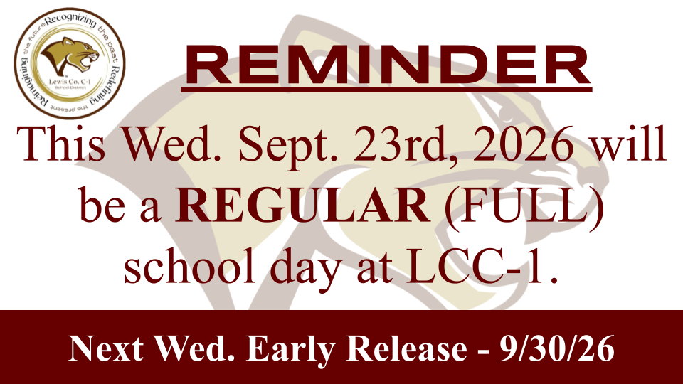Wed. 9/23/26 - FULL day