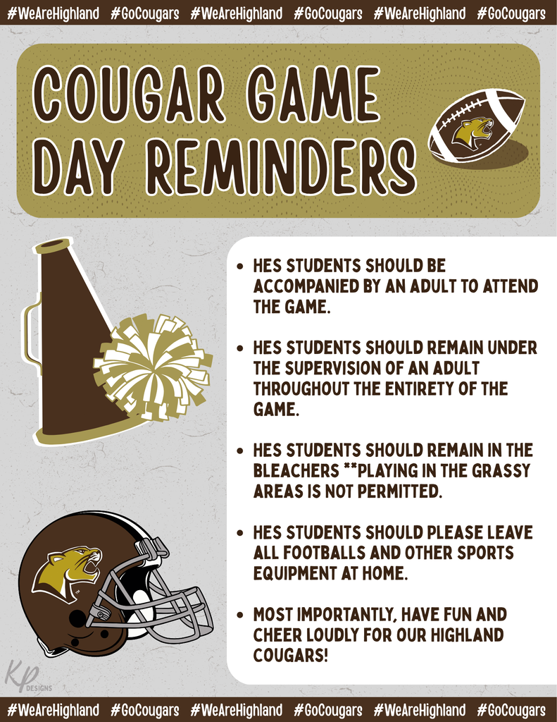 Game Day Reminders