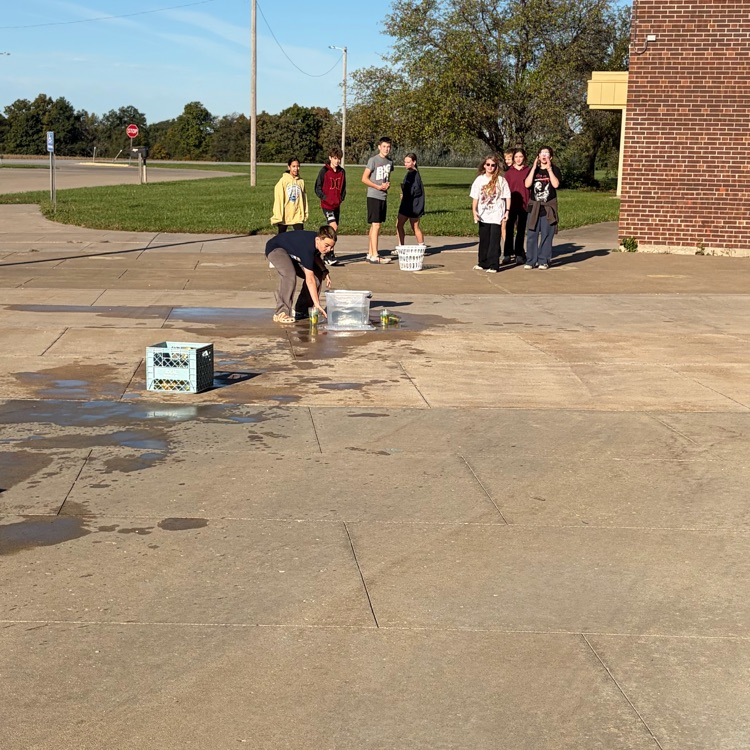 student doing photosynthesis relay race