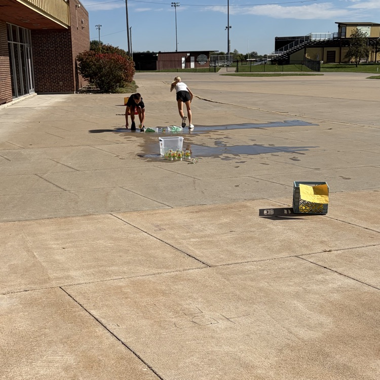 student doing photosynthesis relay race