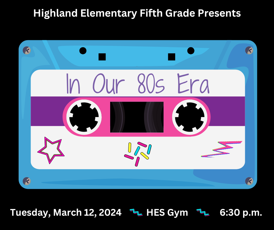 5th grade program advertisement