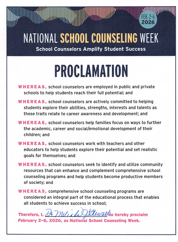 School Counseling Week