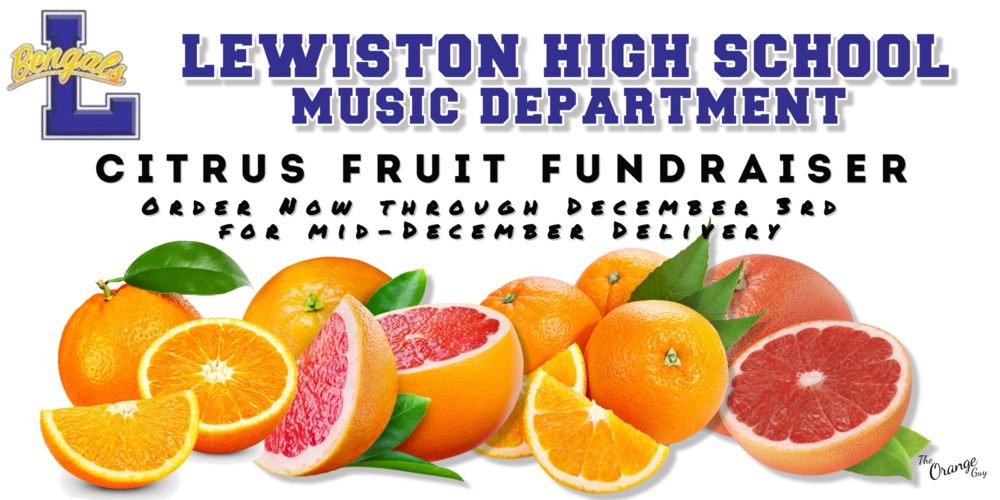 Music Department Citrus fruit fundraiser