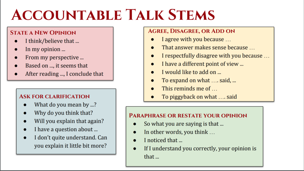 accountable talk