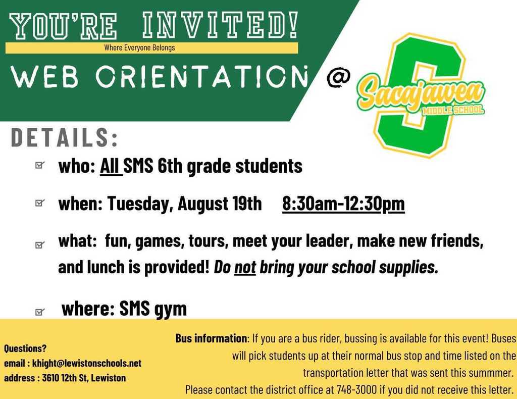 Calling all 6th graders!