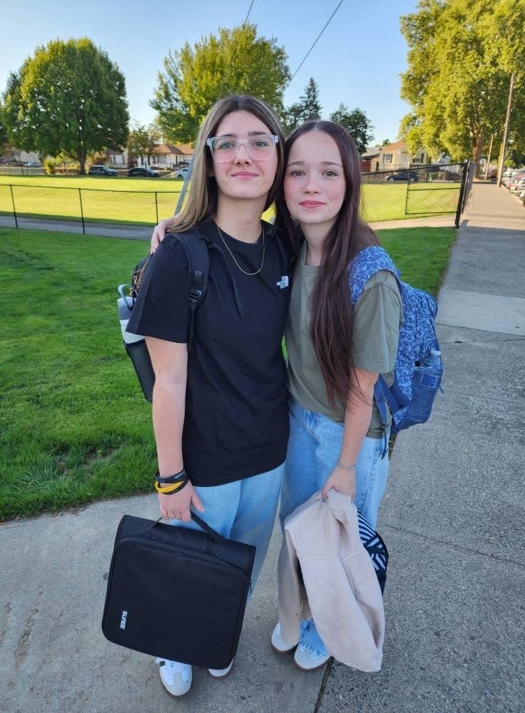 Jenifer Middle School first day of school 