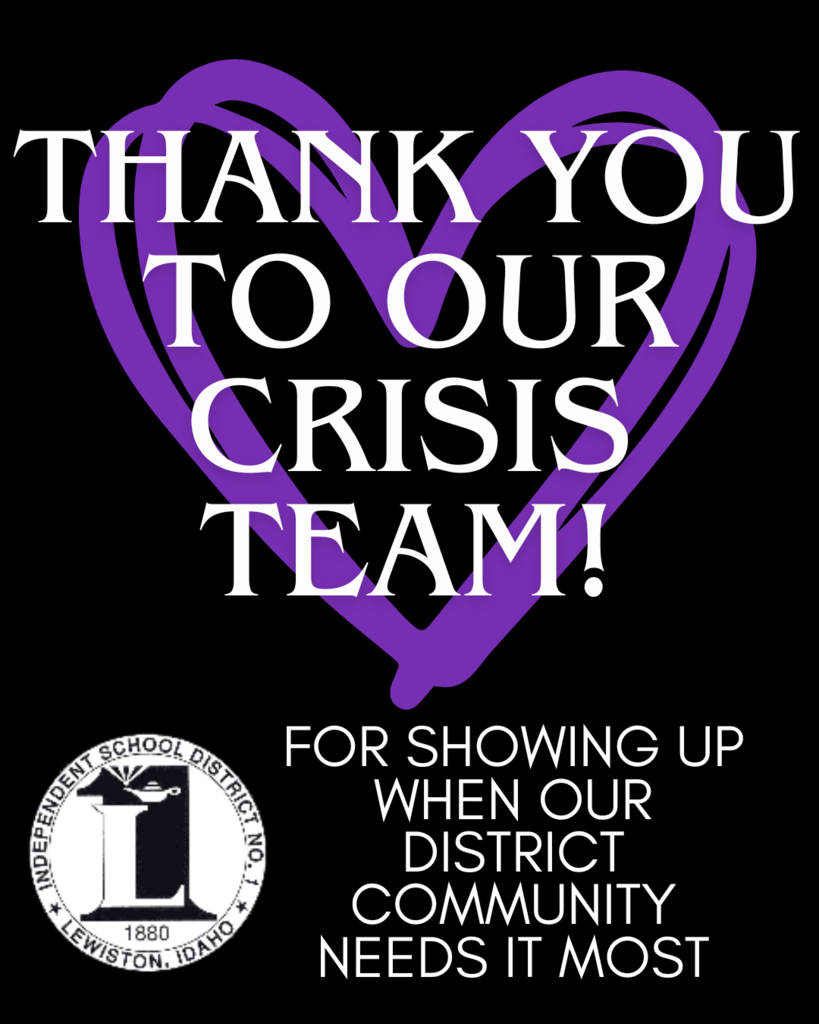 Thank you to our crisis team!
