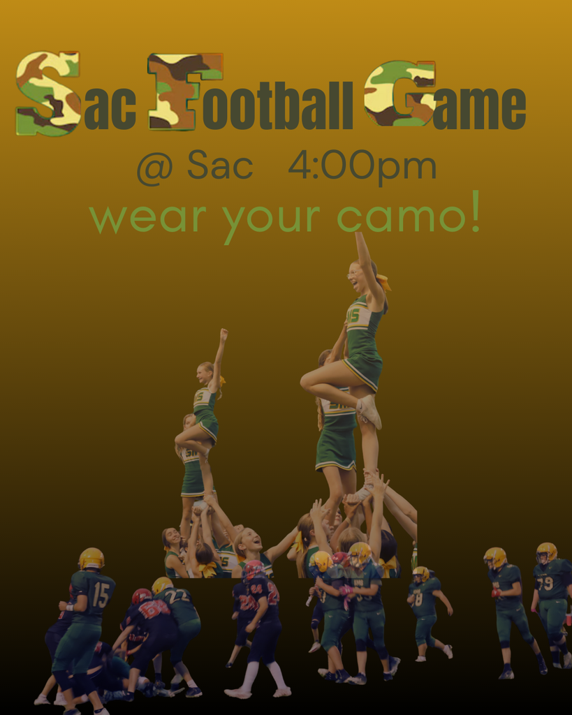 SMS football game flyer