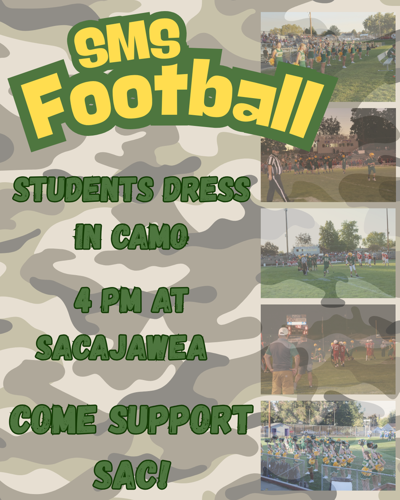 SMS football game flyer