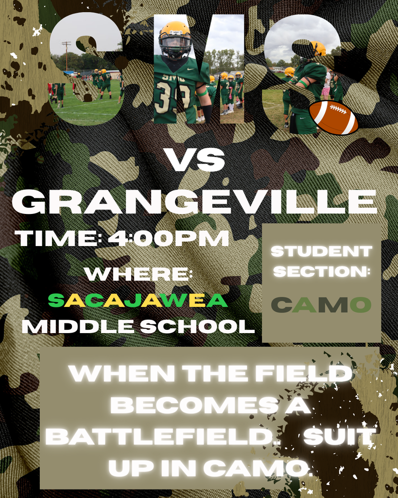 SMS football game flyer