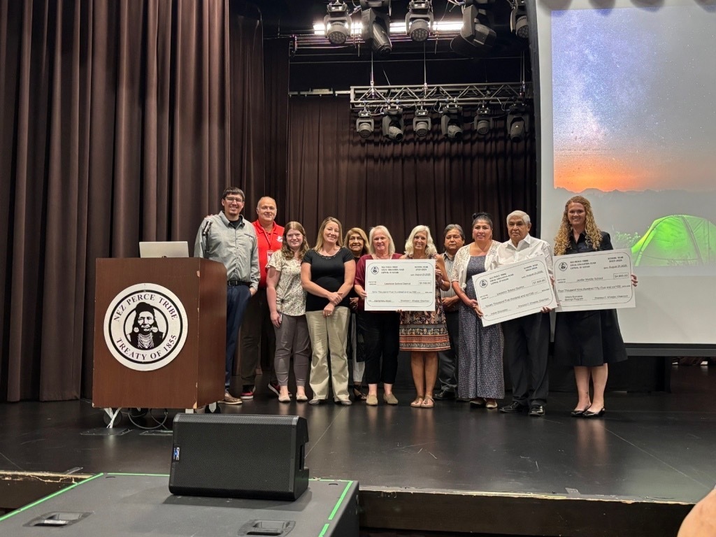 group photo of grant winners