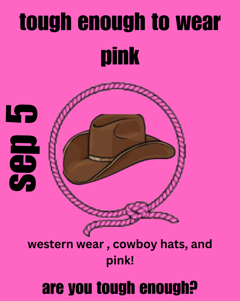 tough enough to wear pink flyer