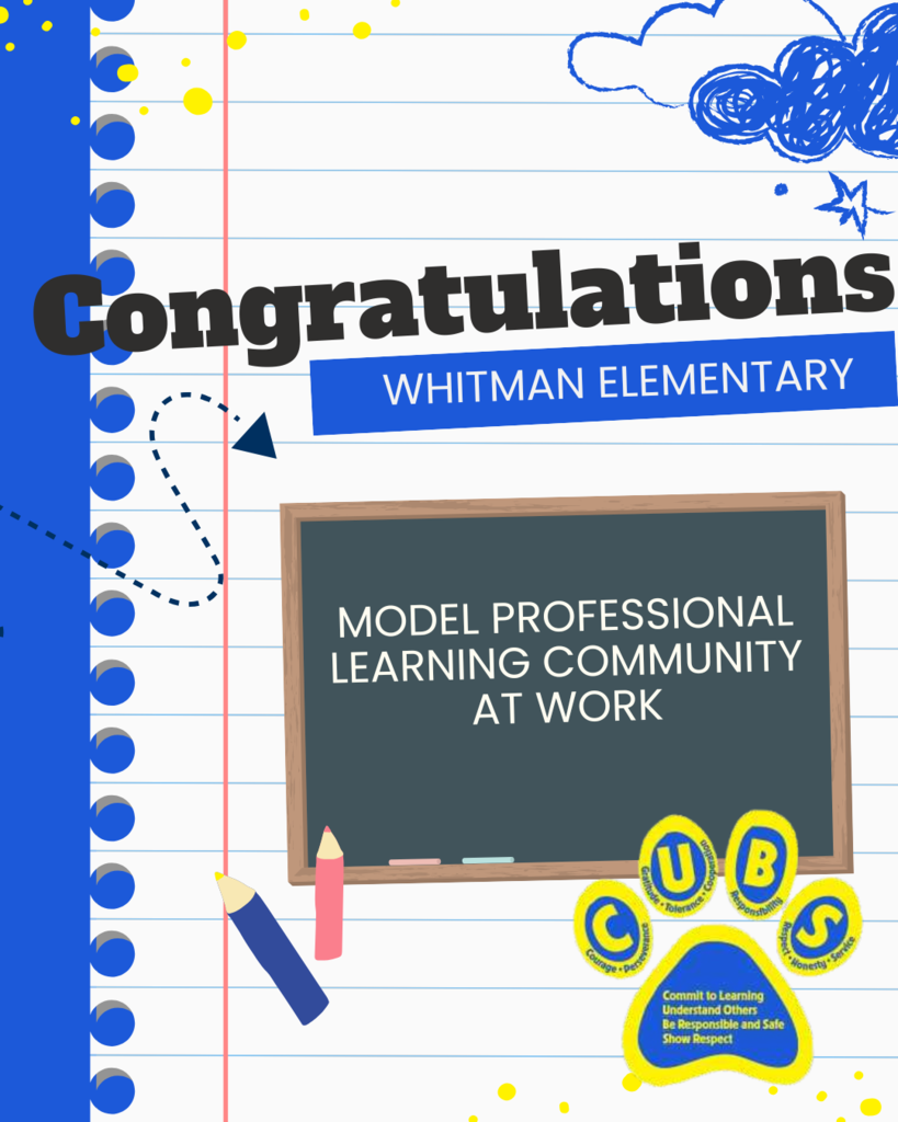 Congratulations Whitman