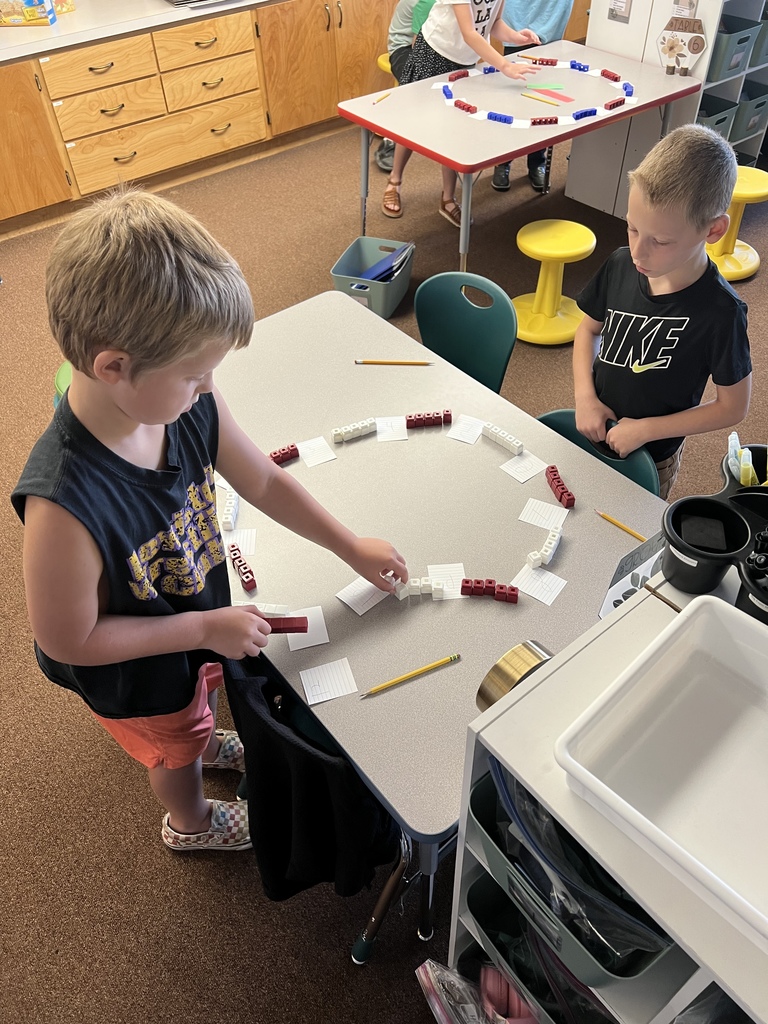 students building clocks
