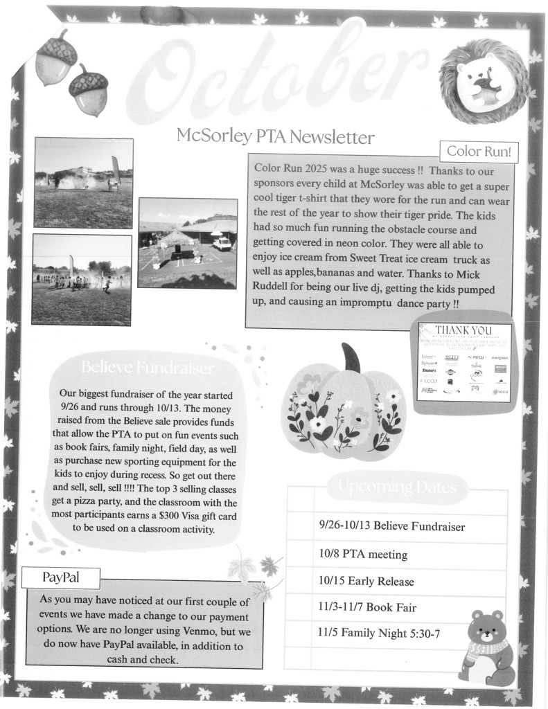 October Newletter