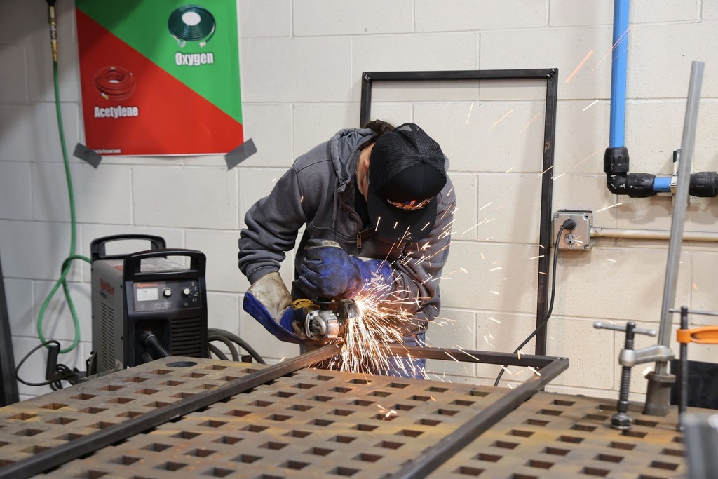 students working in the DeAtley Center