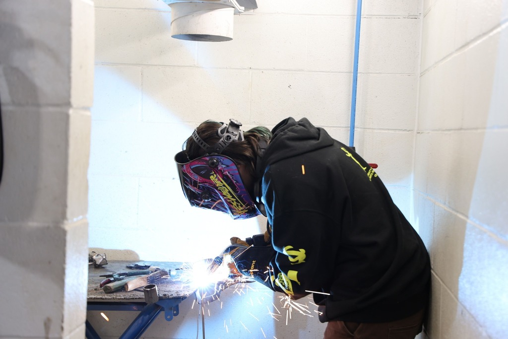 students working in the DeAtley Center
