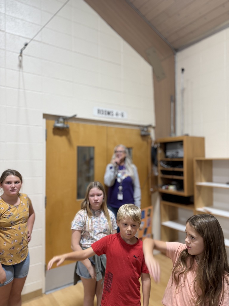 Joe Bengal with elementary students
