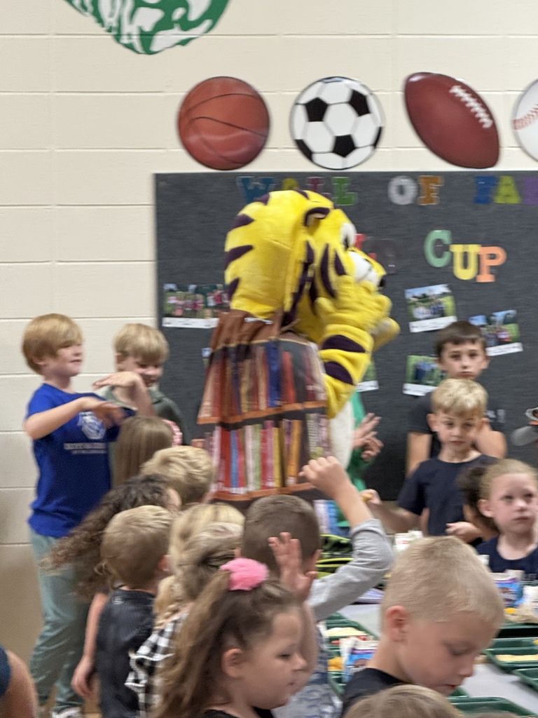 Joe Bengal with elementary students