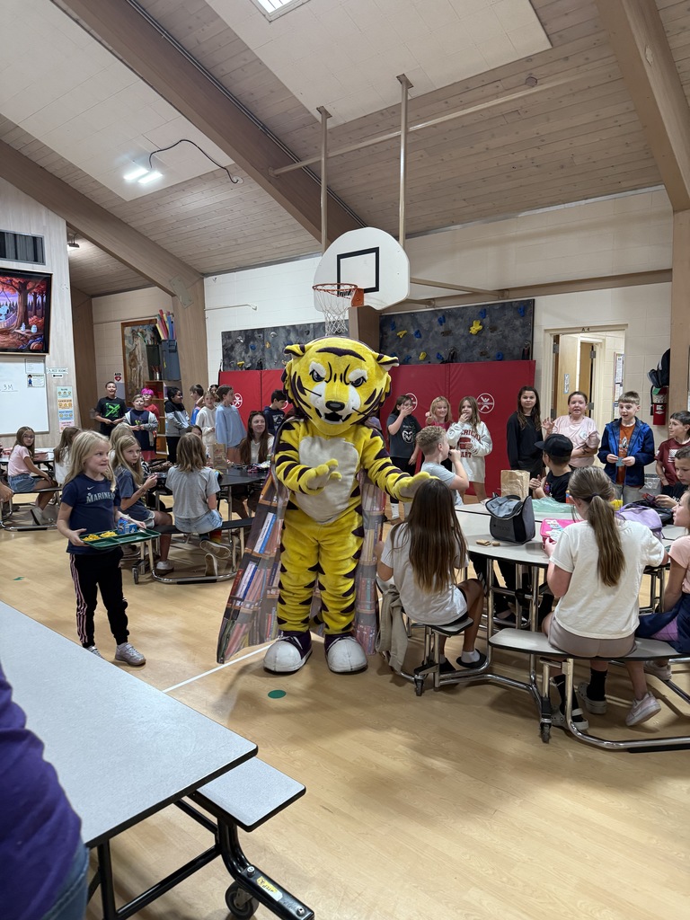 Joe Bengal with elementary students