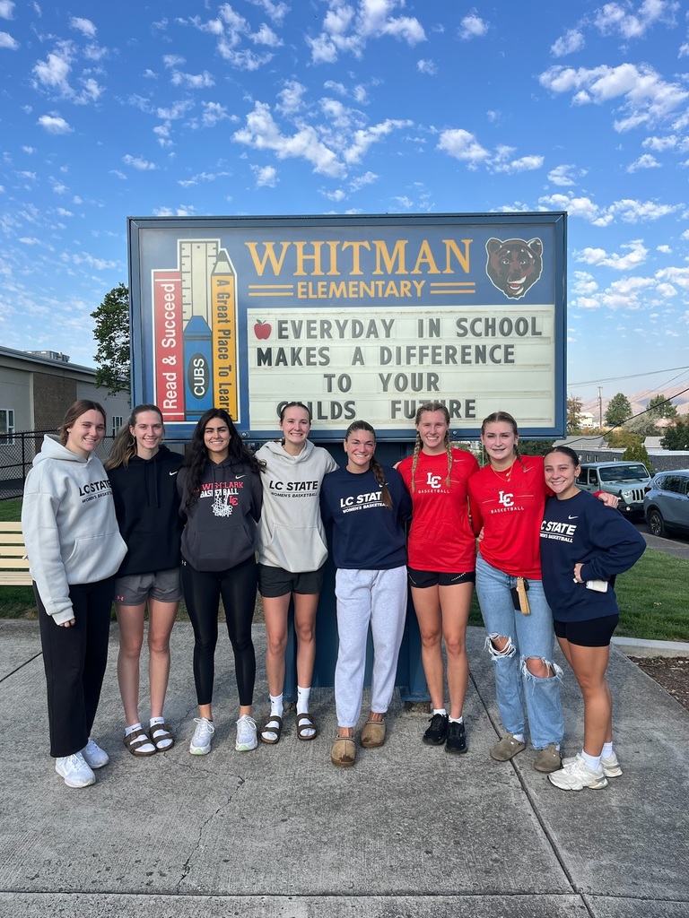 LCSC women's basketball at Whitman Elementary