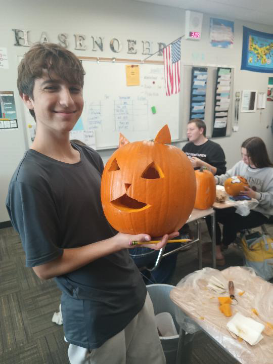 painted & carved pumpkins