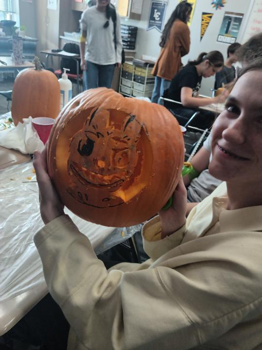 painted & carved pumpkins
