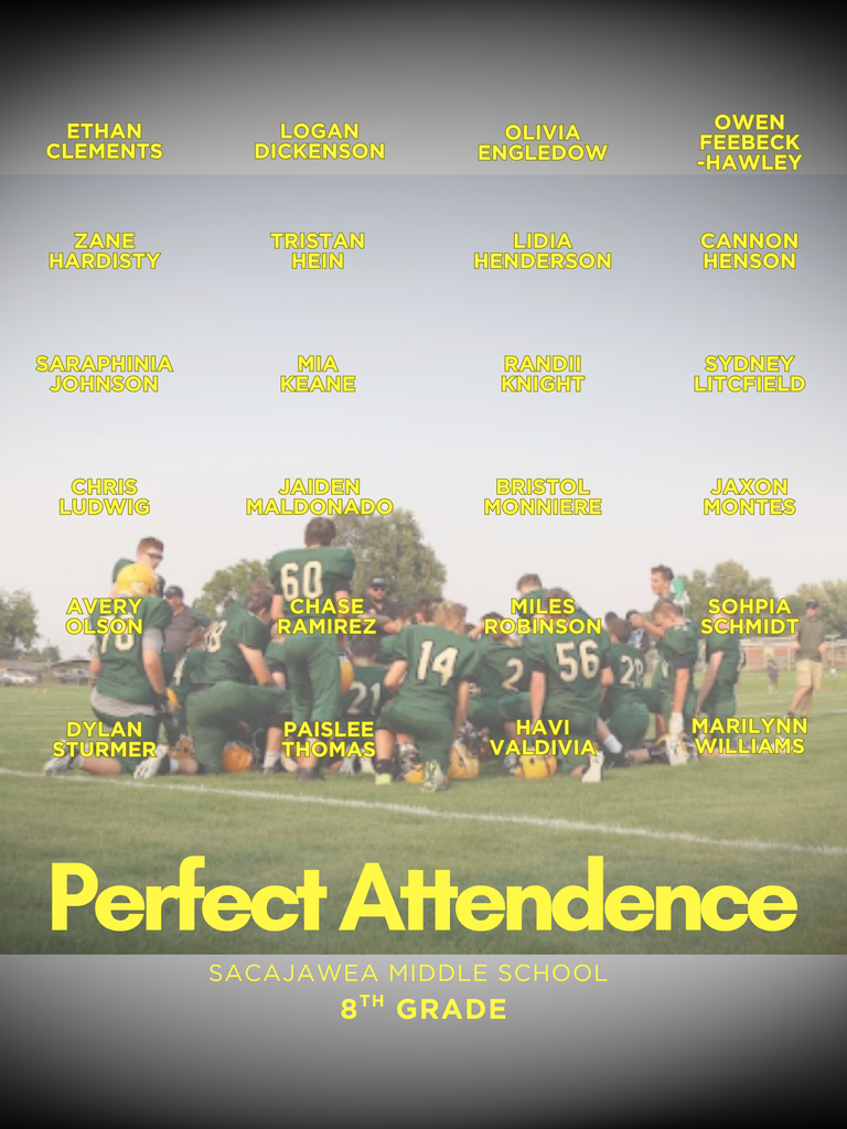list of perfect attendance