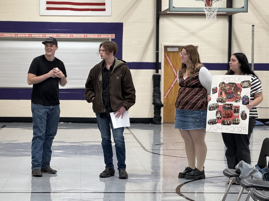 FCCLA presenting to the school board