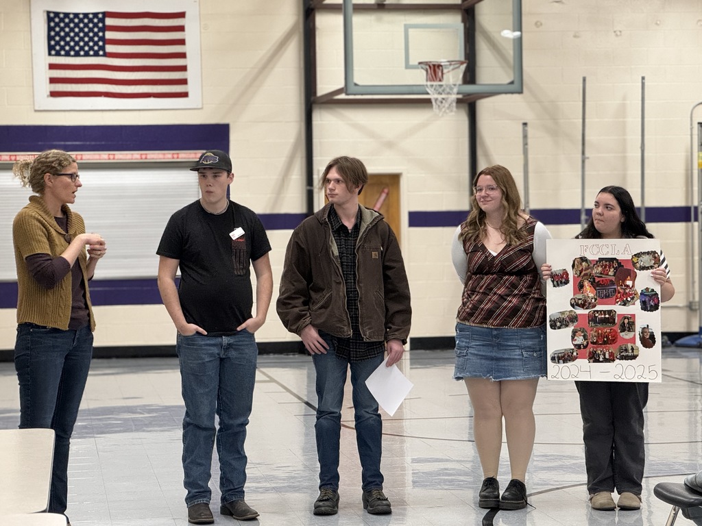 FCCLA presenting to the school board