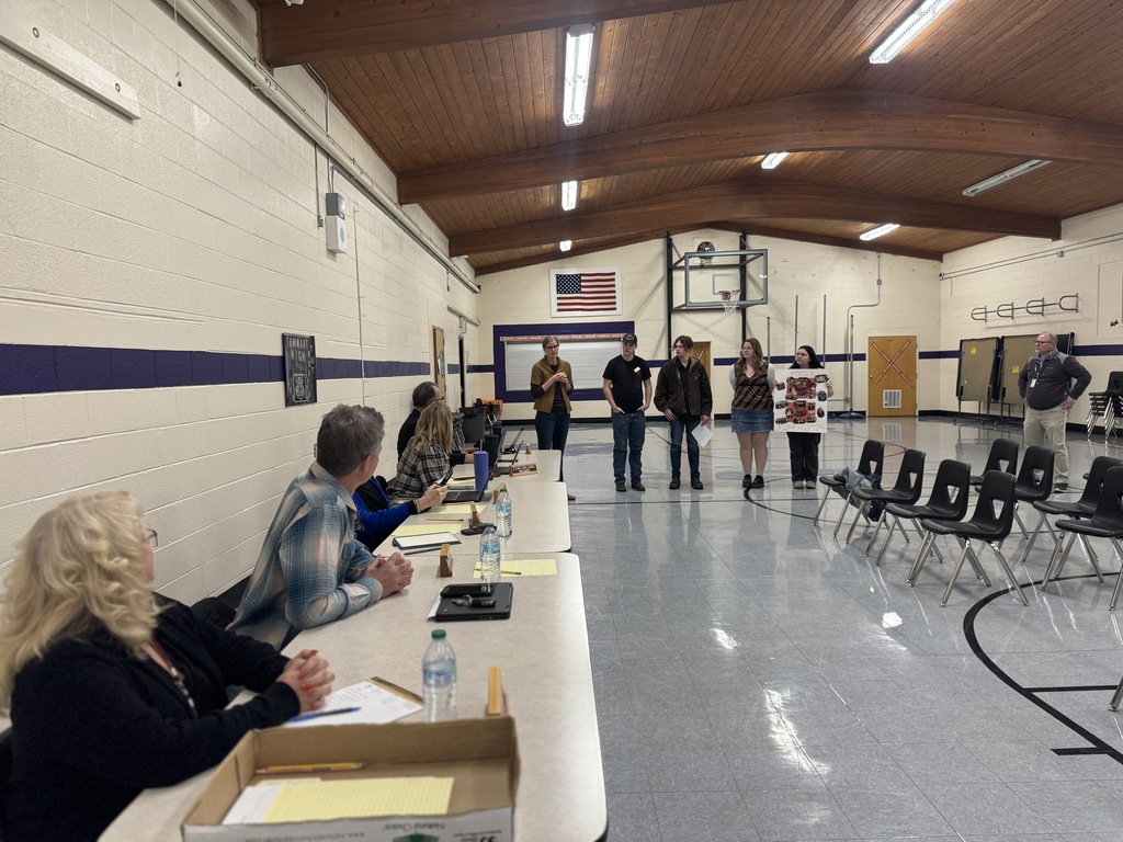 FCCLA presenting to the school board