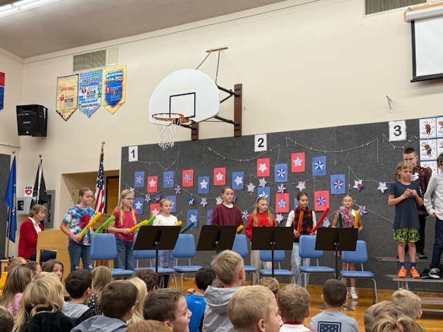 students playing instruments