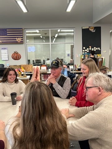 LHS students and veterans