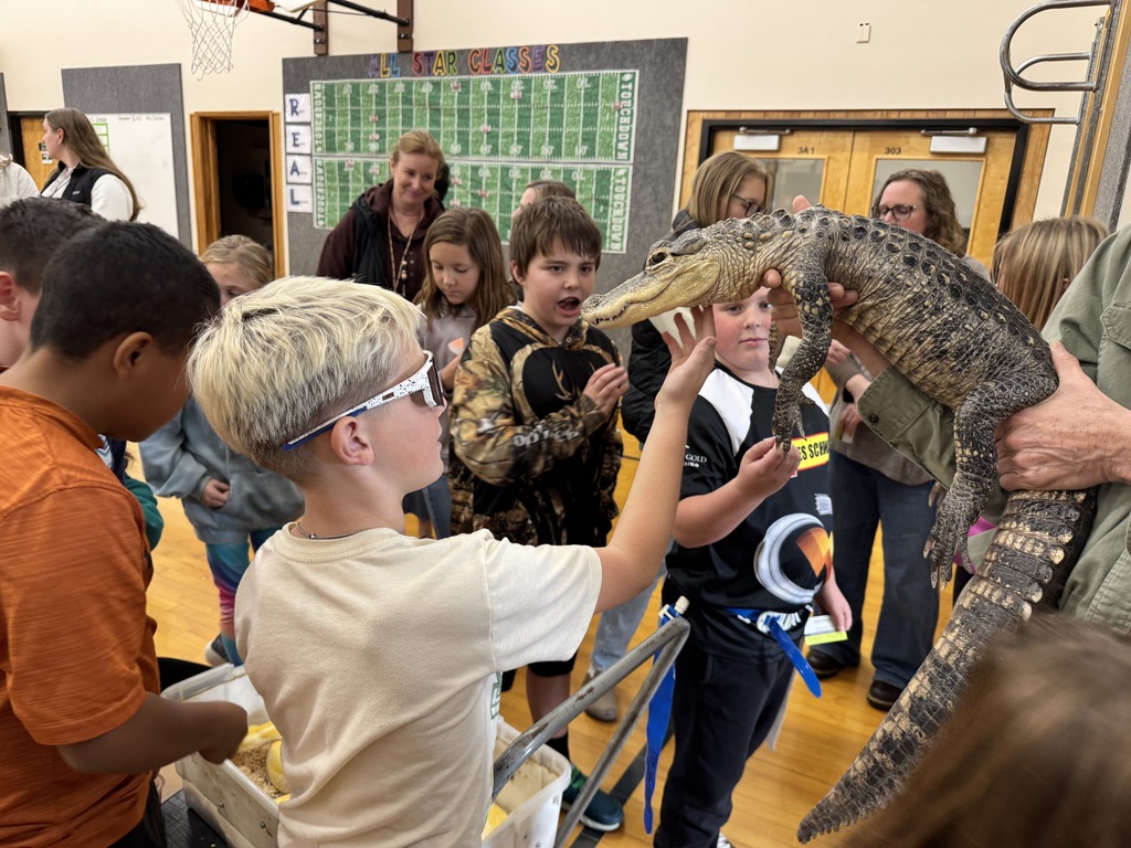 reptile man and students reptile