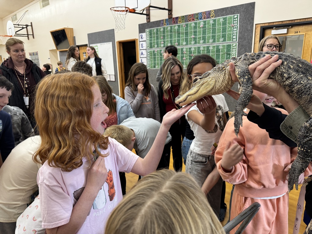 reptile man and students reptile