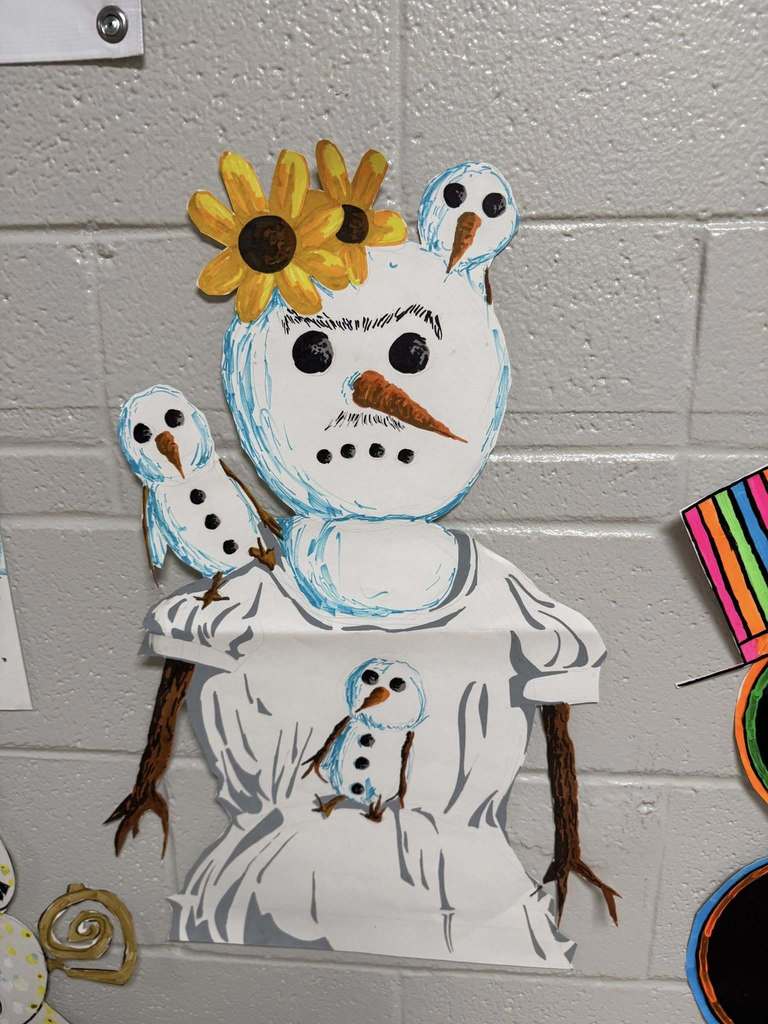 snowman art