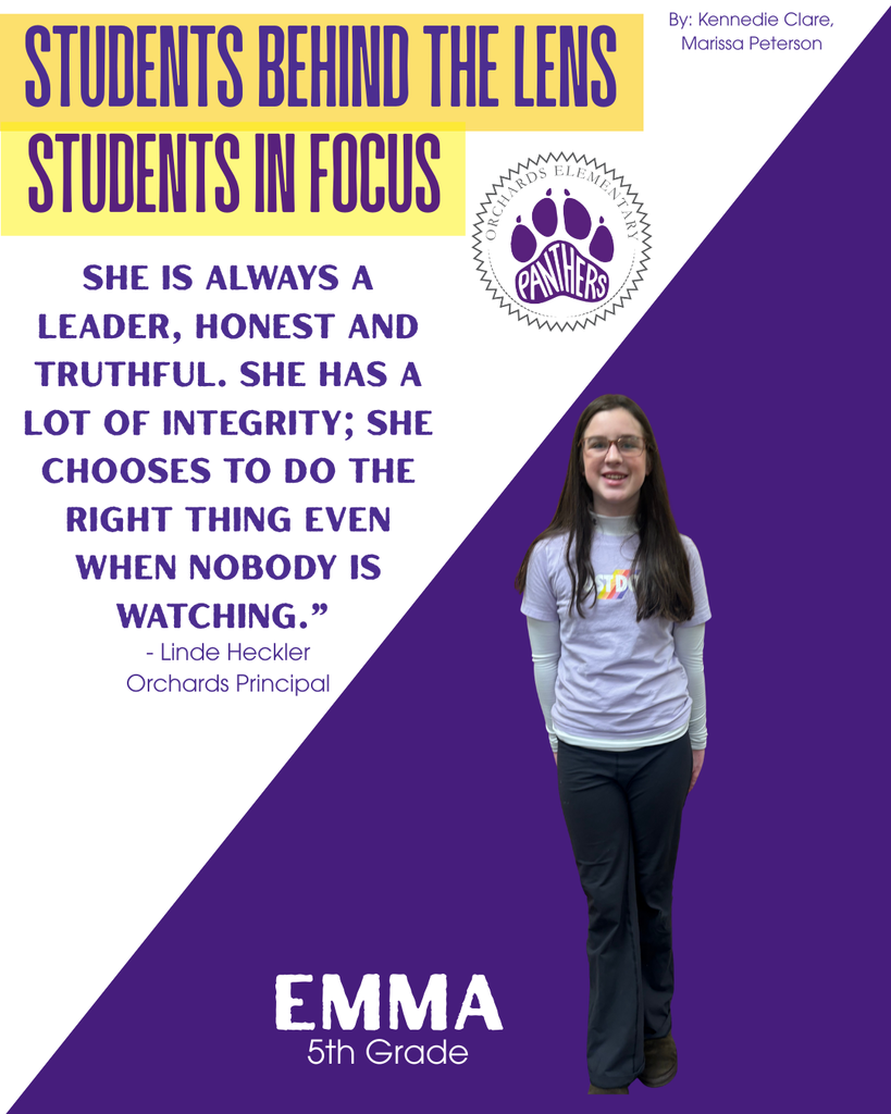 girl with brown hair, purple shirt, dark blue pants