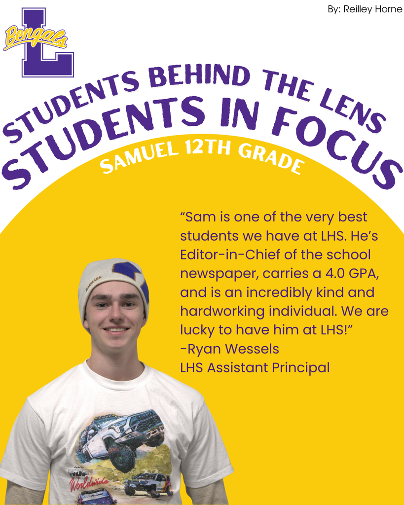 studen in  a beanie and tee shirt with trucks on it