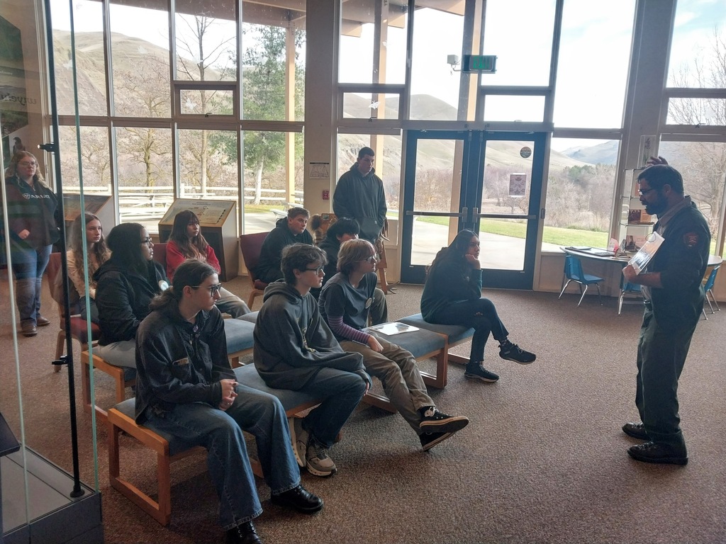 students on the field trip