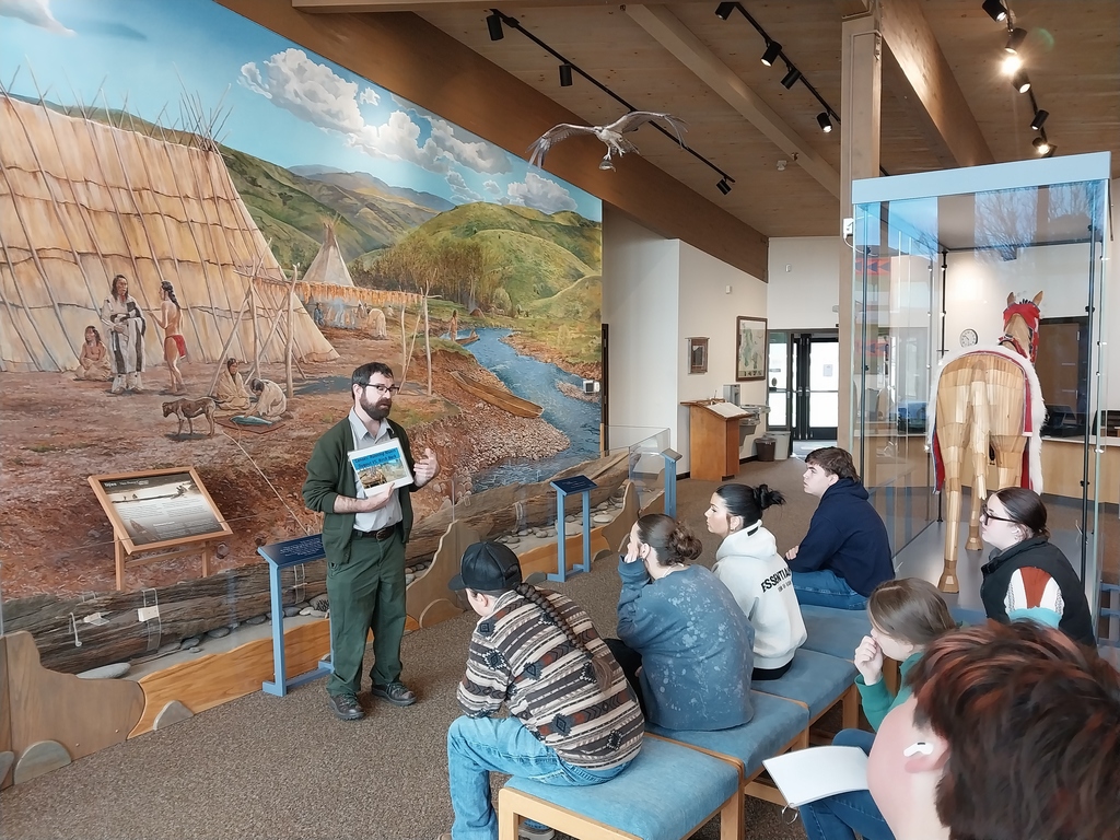 students on the field trip