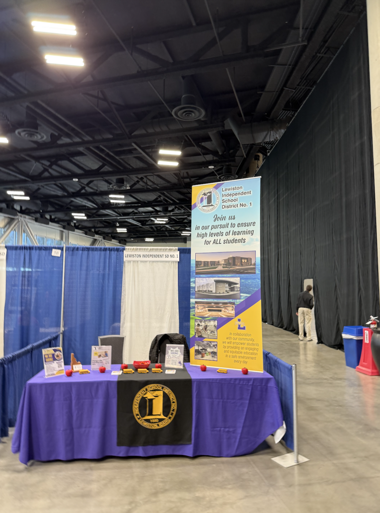 career fair set up