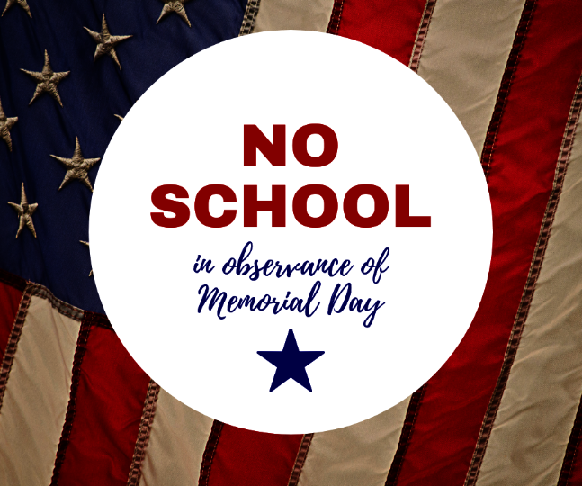 no school for memorial day